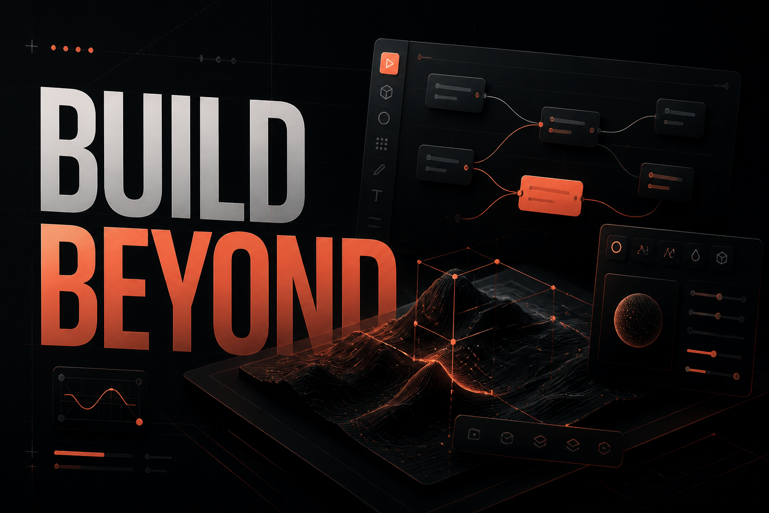 Build Beyond interactive landing showcase